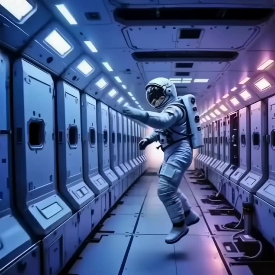 Kling AI work 300473558508578 - animated astronaut AI video