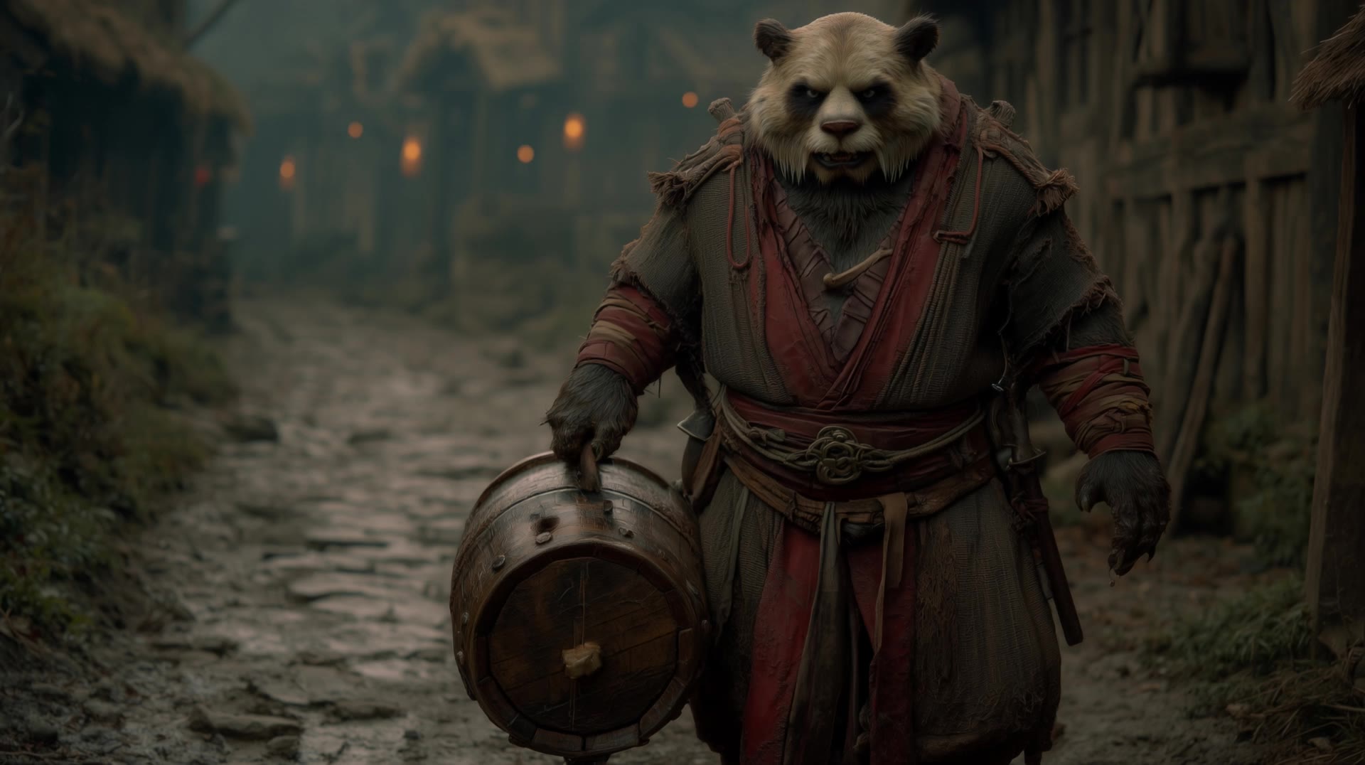 Brewmaster in Live Action - action style AI video
