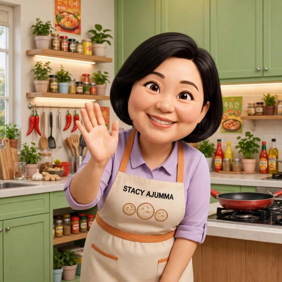 Soy sauce egg bibimbap - funny sunday captions AI video