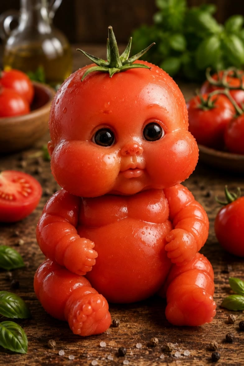 tomato baby 🍅👶 - baby wallpaper AI video