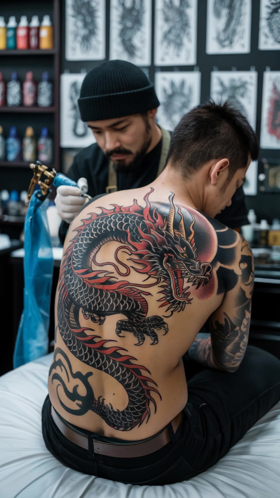 tattoo cafe - tattoo builder AI video