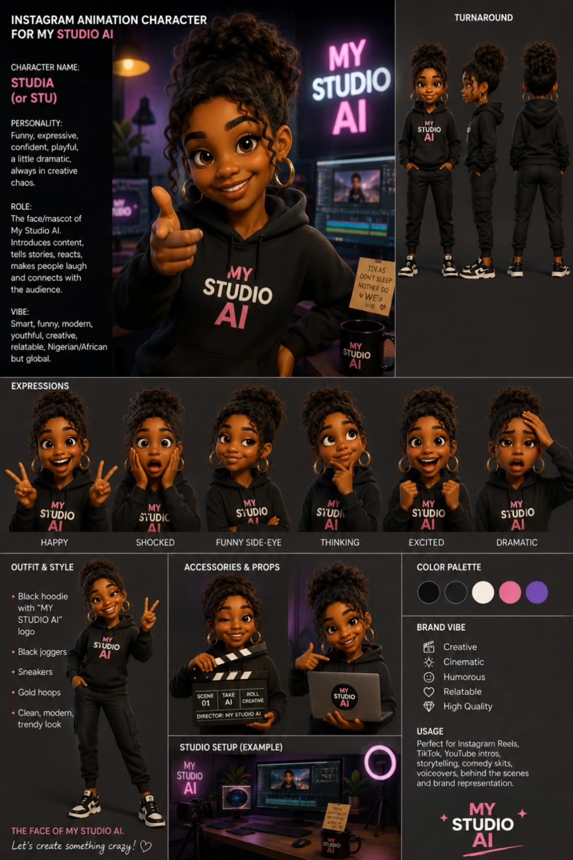welcome to my studio ai - and film studio AI video