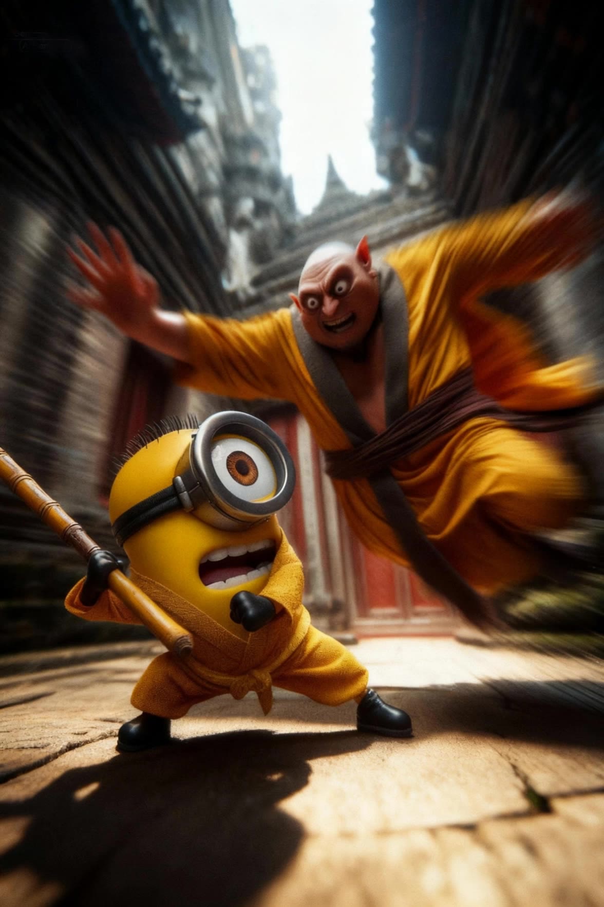 Minion Vs Gru - easy drawing of a minion AI video