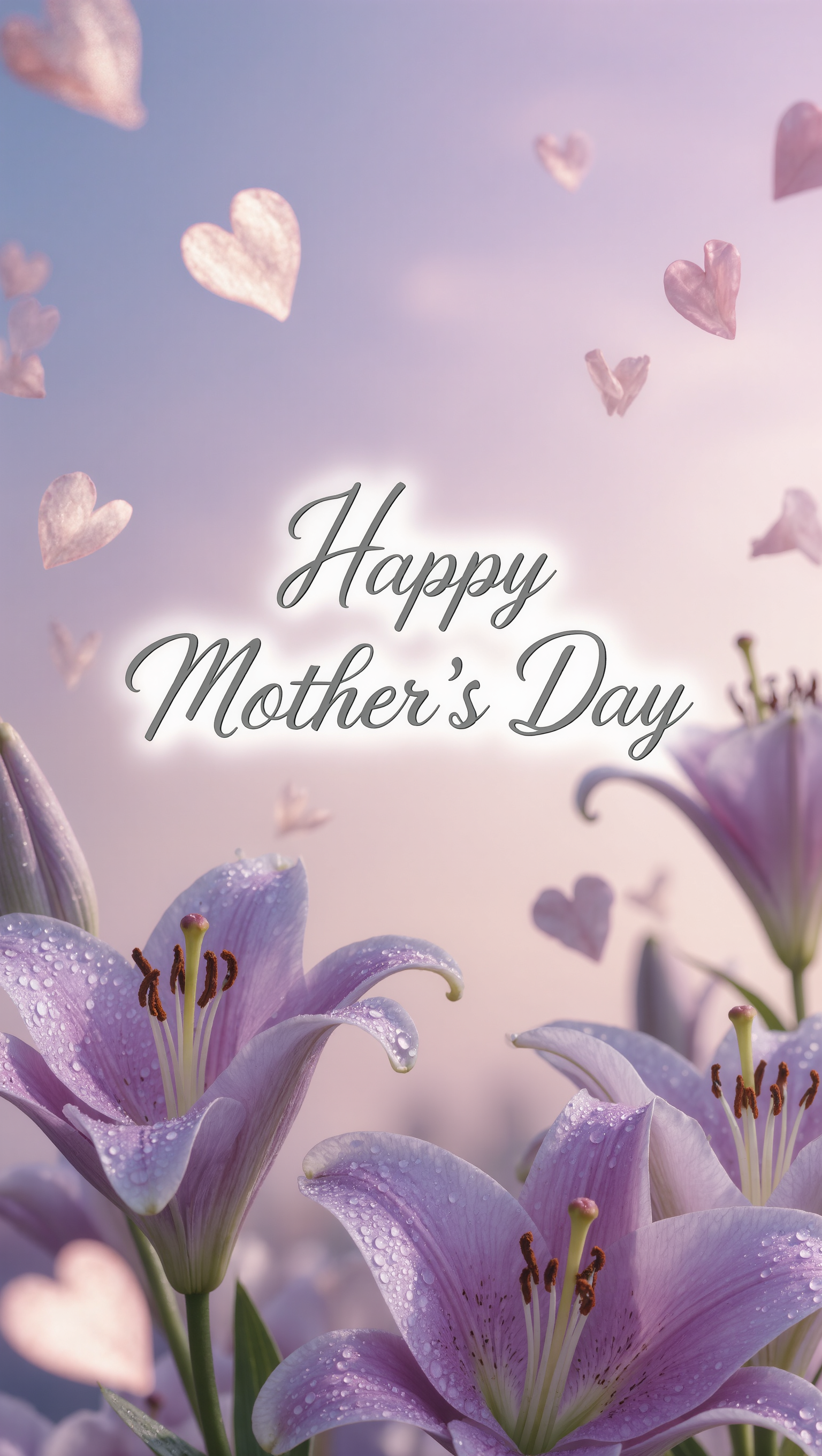 Kling AI work 310284676528024 - heart phone wallpaper AI image