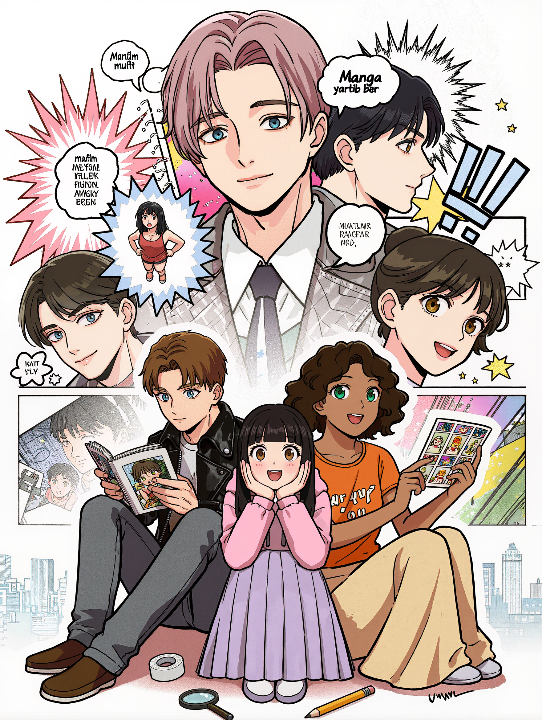 Kling AI work 315221511502936 - manga bg AI image