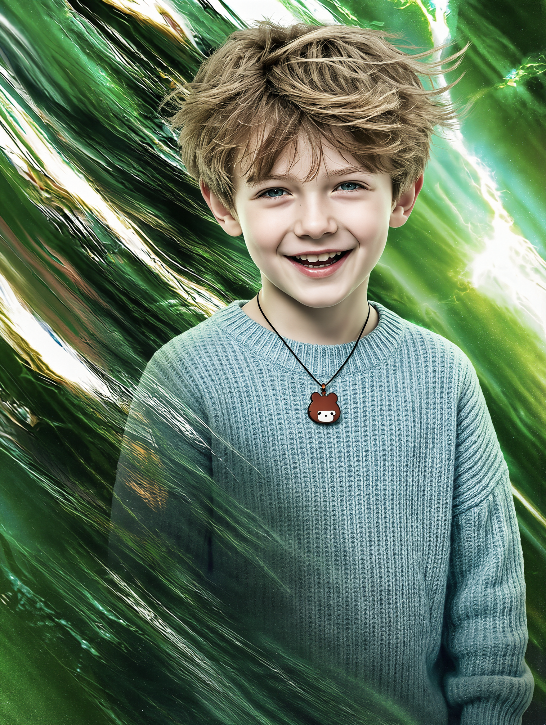 Green Whirlwind - how to remove a person from a photo AI image