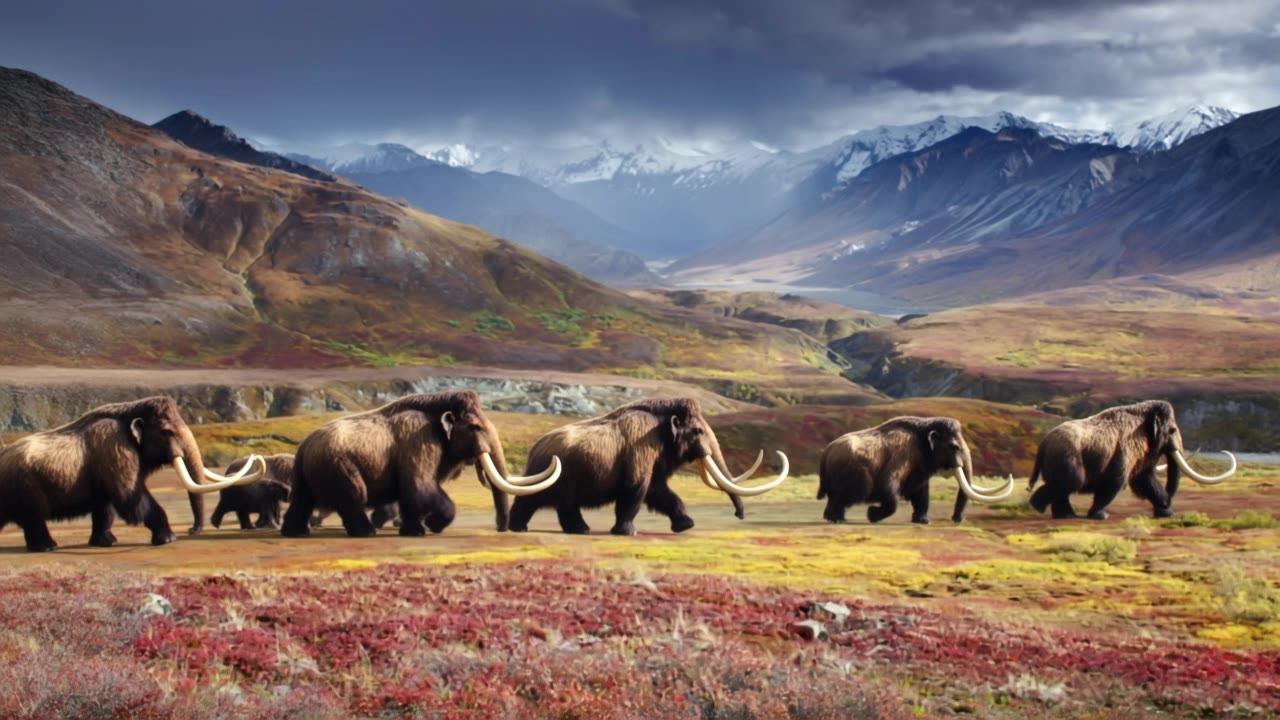 Prehistoric landscape - landscape kling ai AI video
