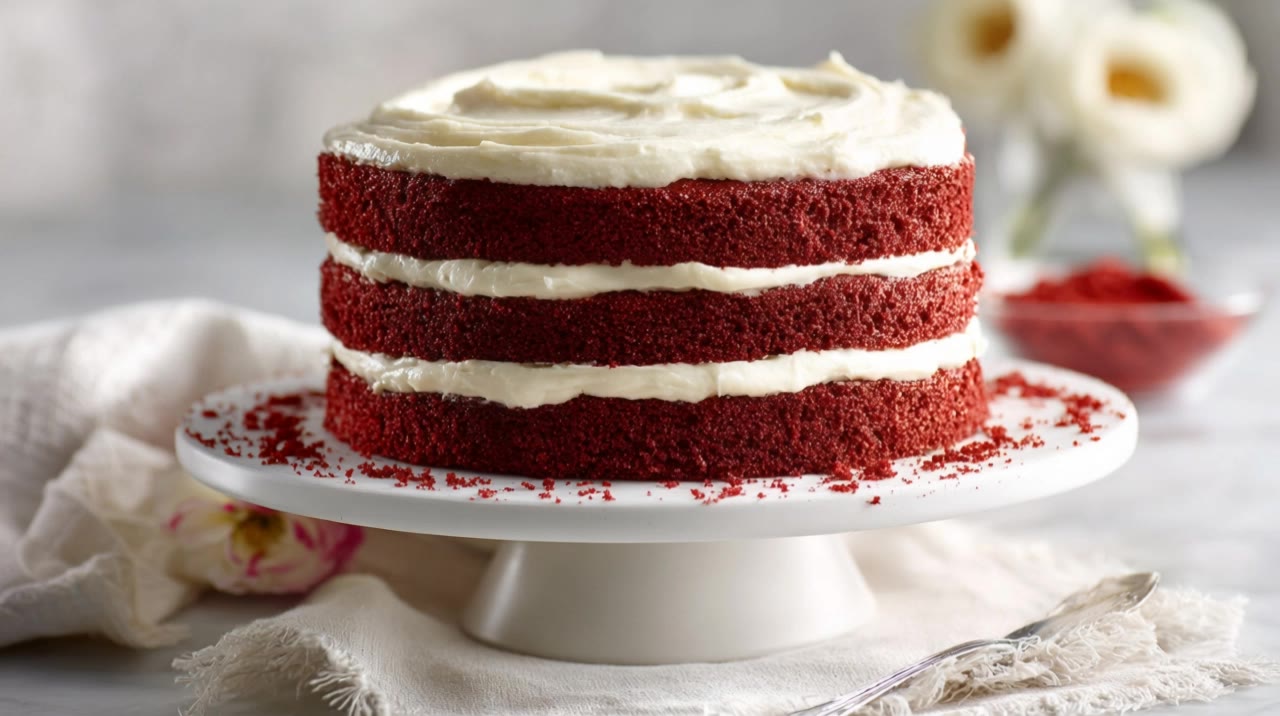 Red Velvet Cake - cake wallpaper AI video