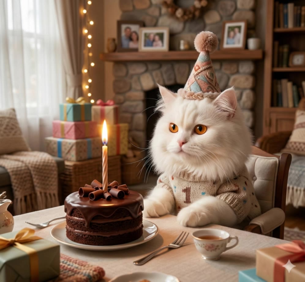 Sad Birthday - sad scene AI video