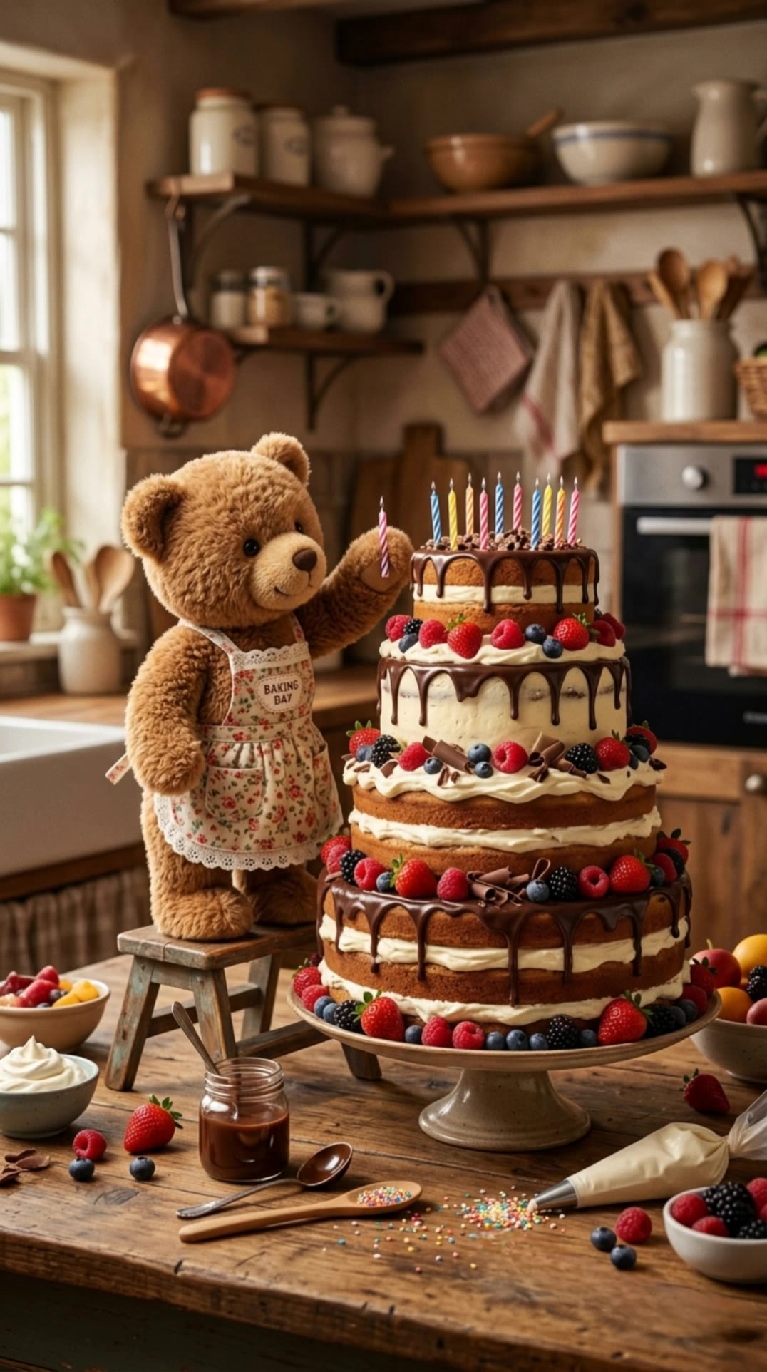 Kling AI work 317926320610688 - free animated happy birthday gif AI video