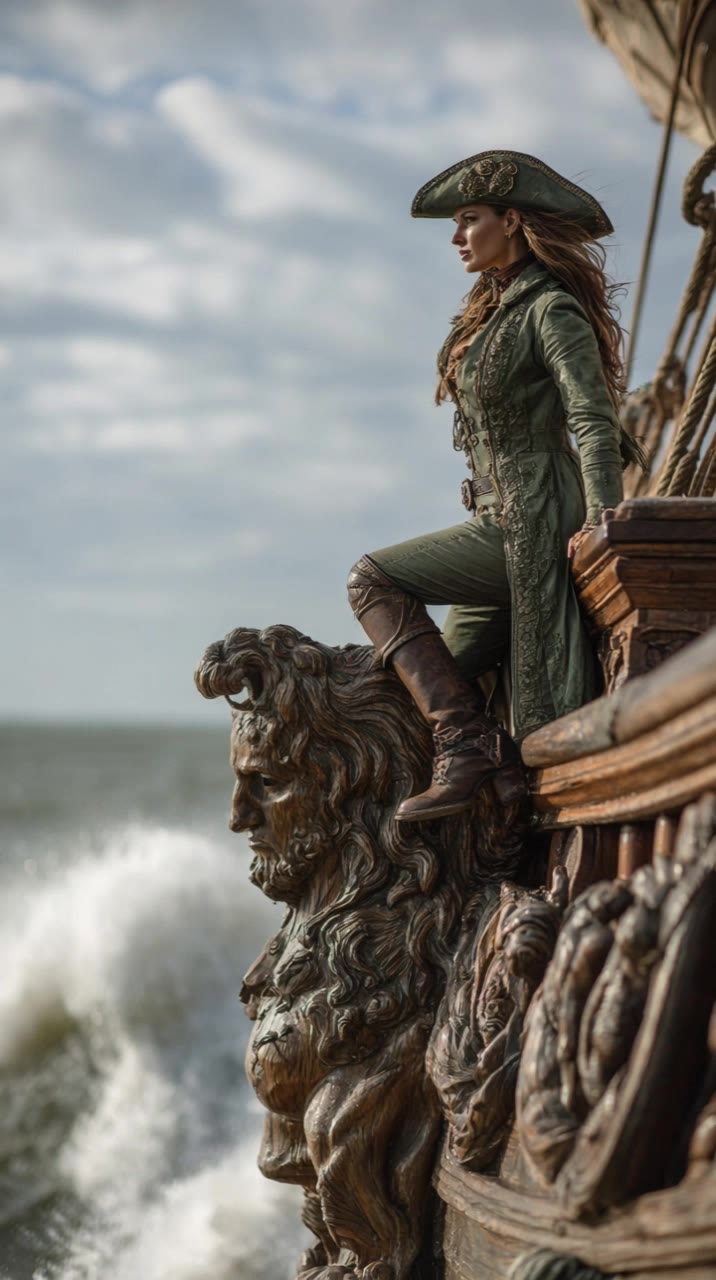 PIRATE SHIP CAPTAIN - ship prompt generator AI video