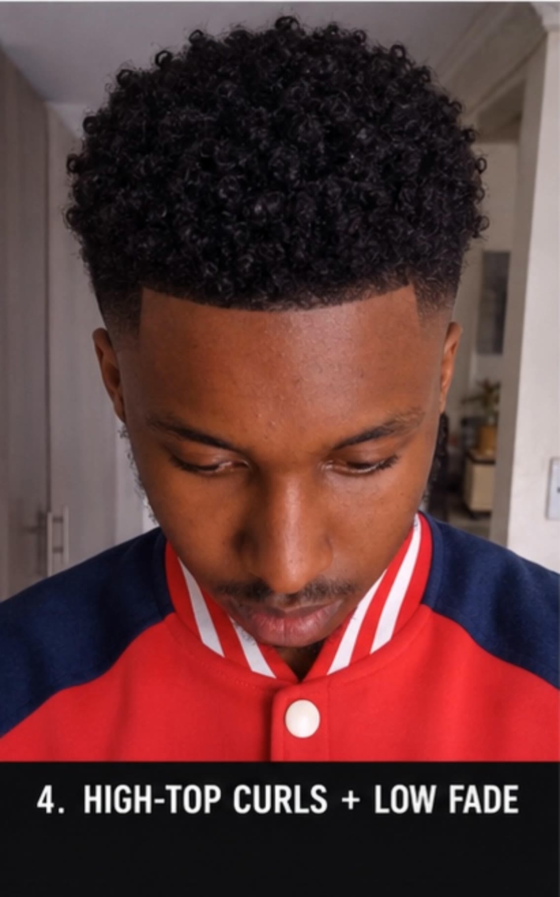 curly hair cut  - high fade curly hair AI video