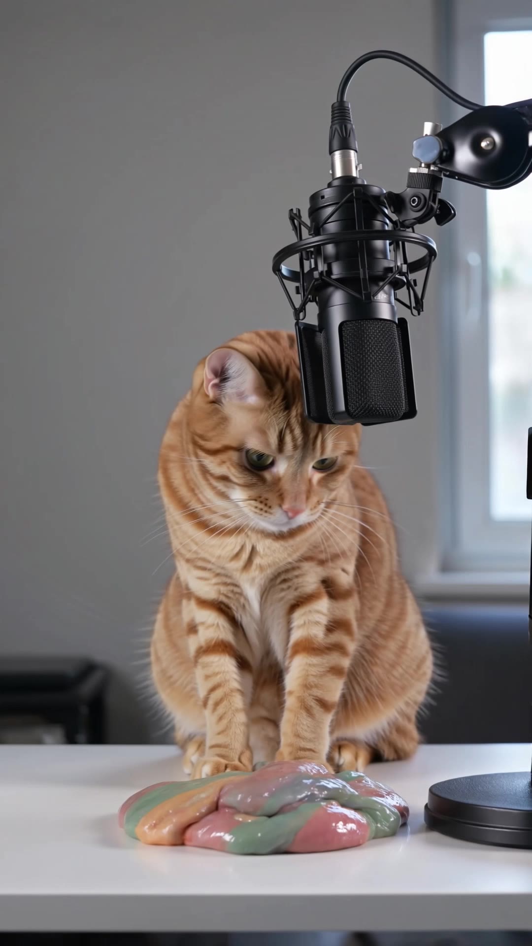 고양이 asmr - asmr facial AI video