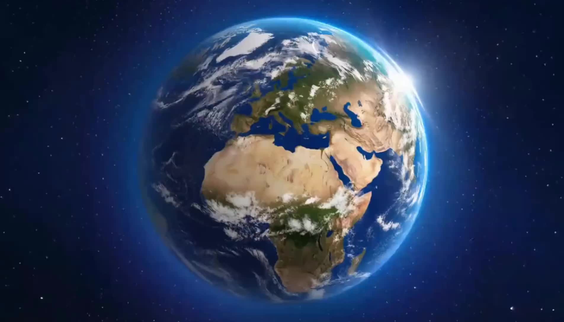 Infinite Zoom From Space to Ants - earth zoom poster design AI video