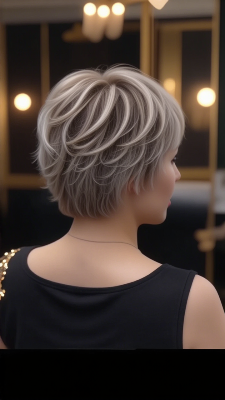 Kling AI work 321173775658741 - medium length haircut for women AI image
