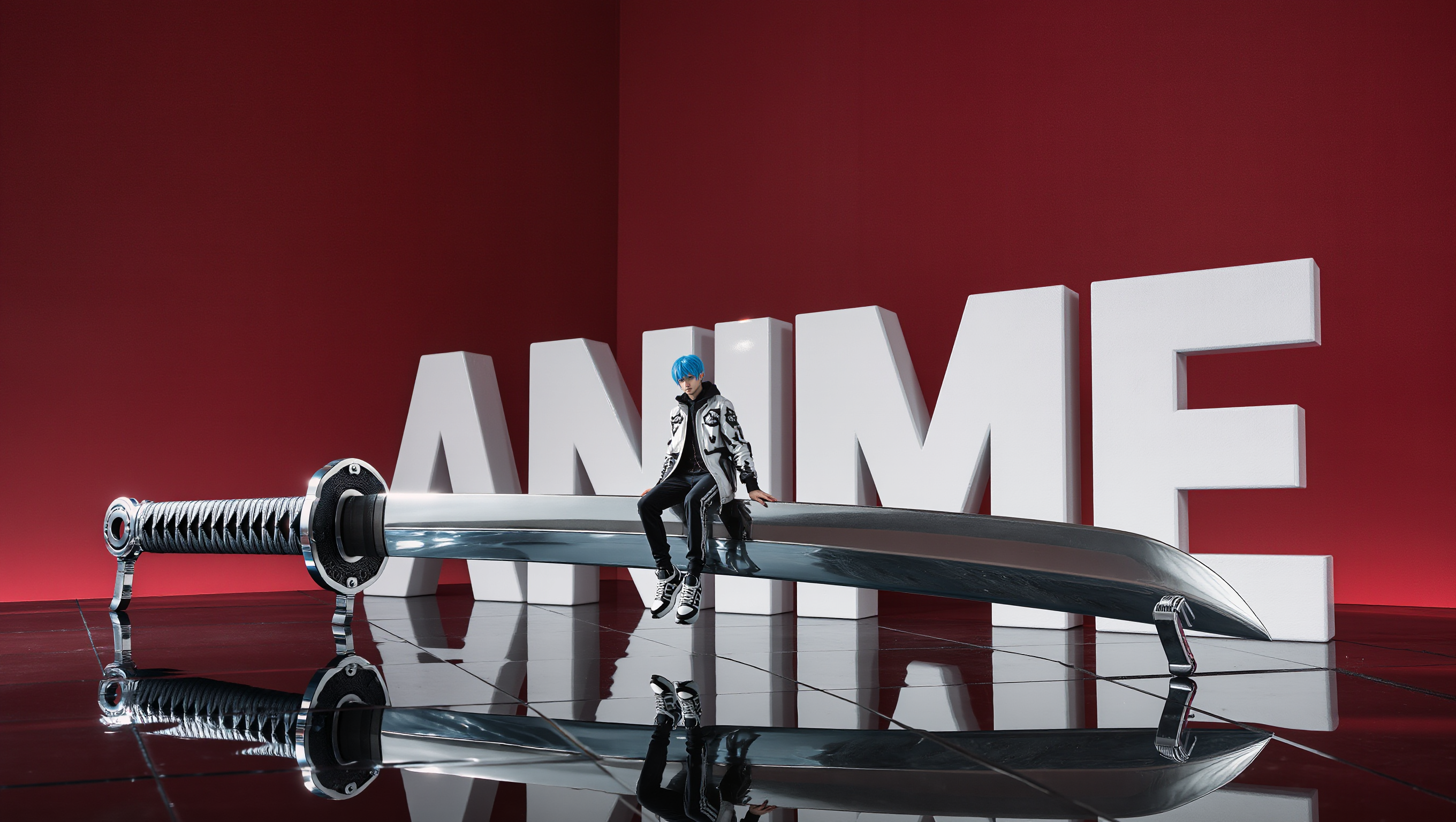 anime - anime room background AI image