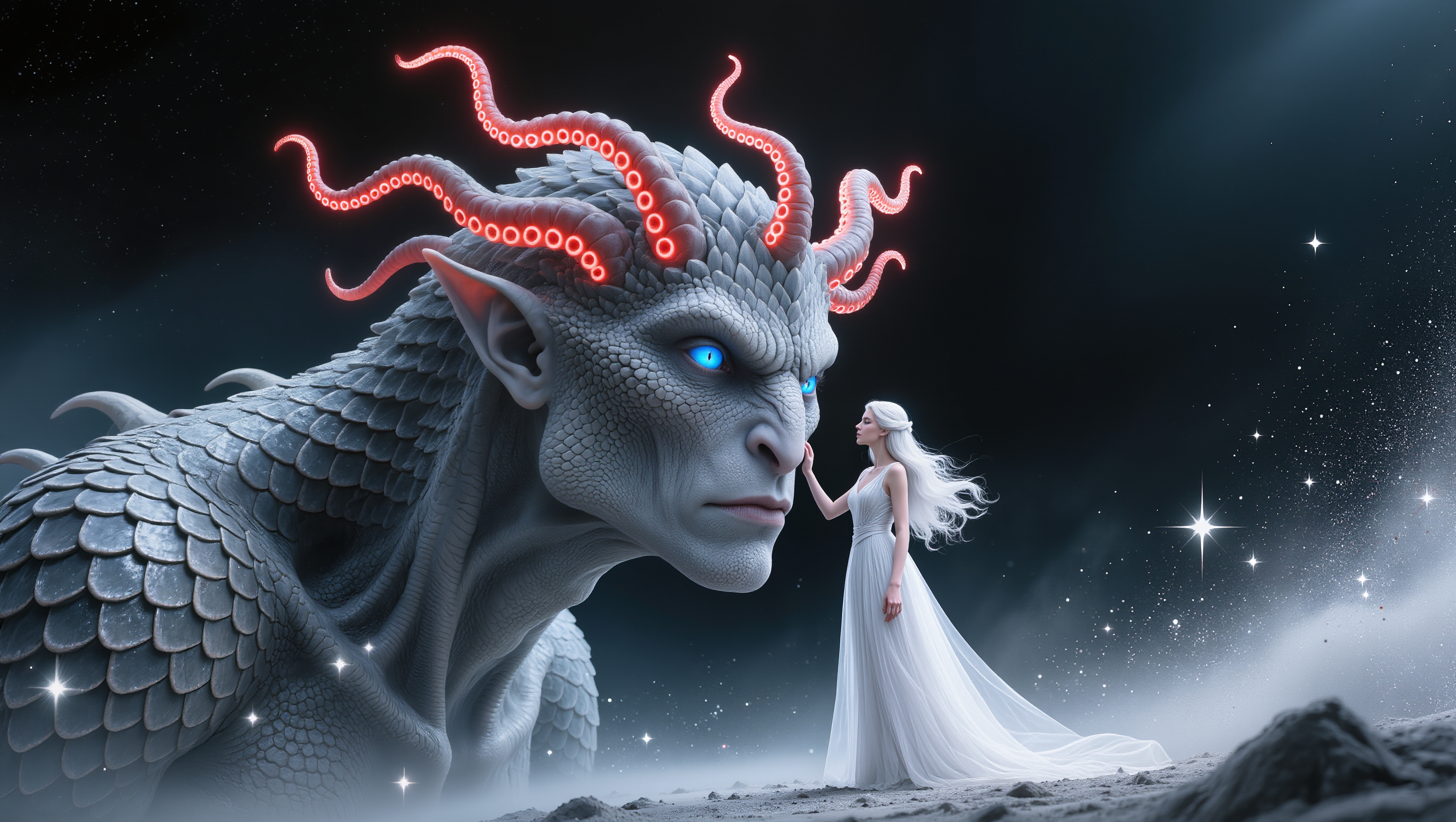 #Loranca_AI #Artwork - tendrils hair AI image