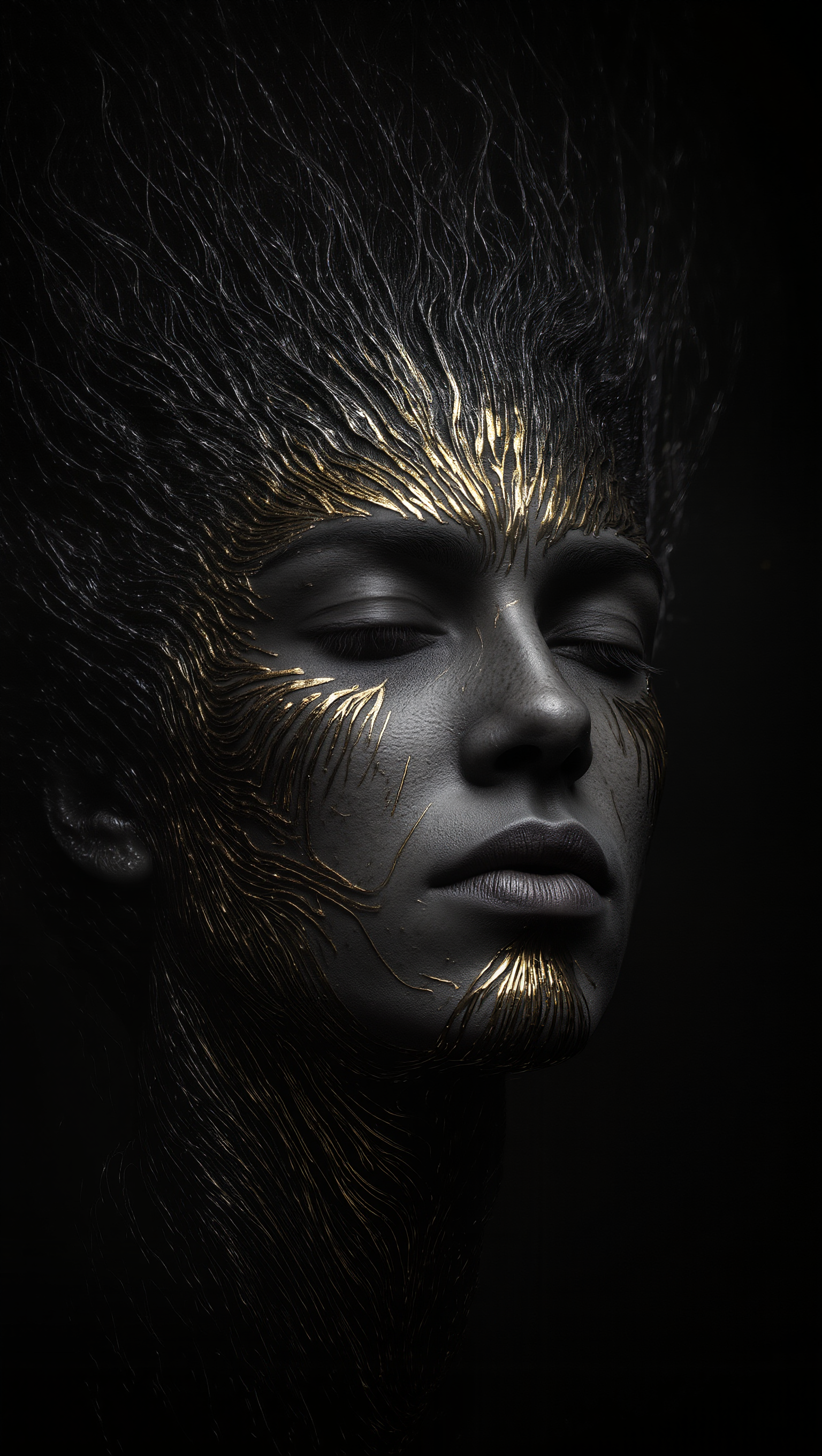 The absolute void - infinite zoom art AI image