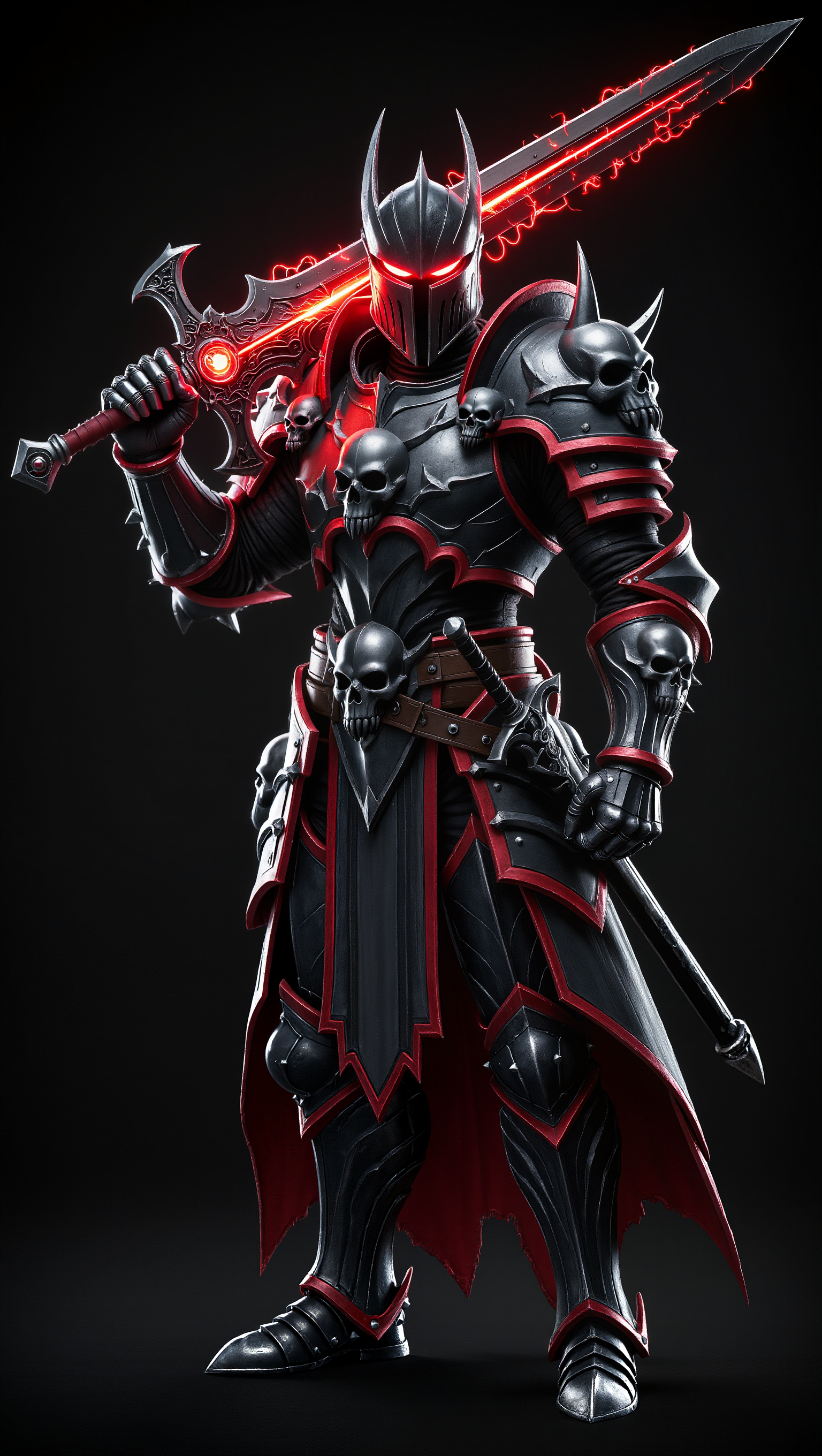 dark knight - dark fantasy style AI image