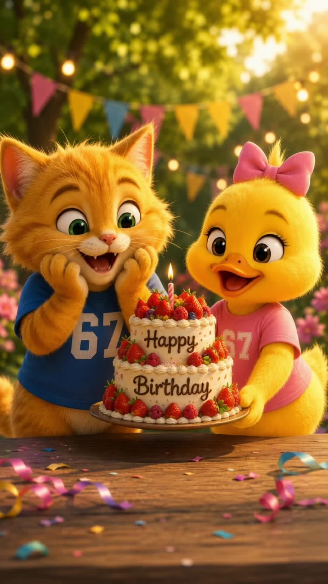 Happy birthday card - free online birthday card maker AI video