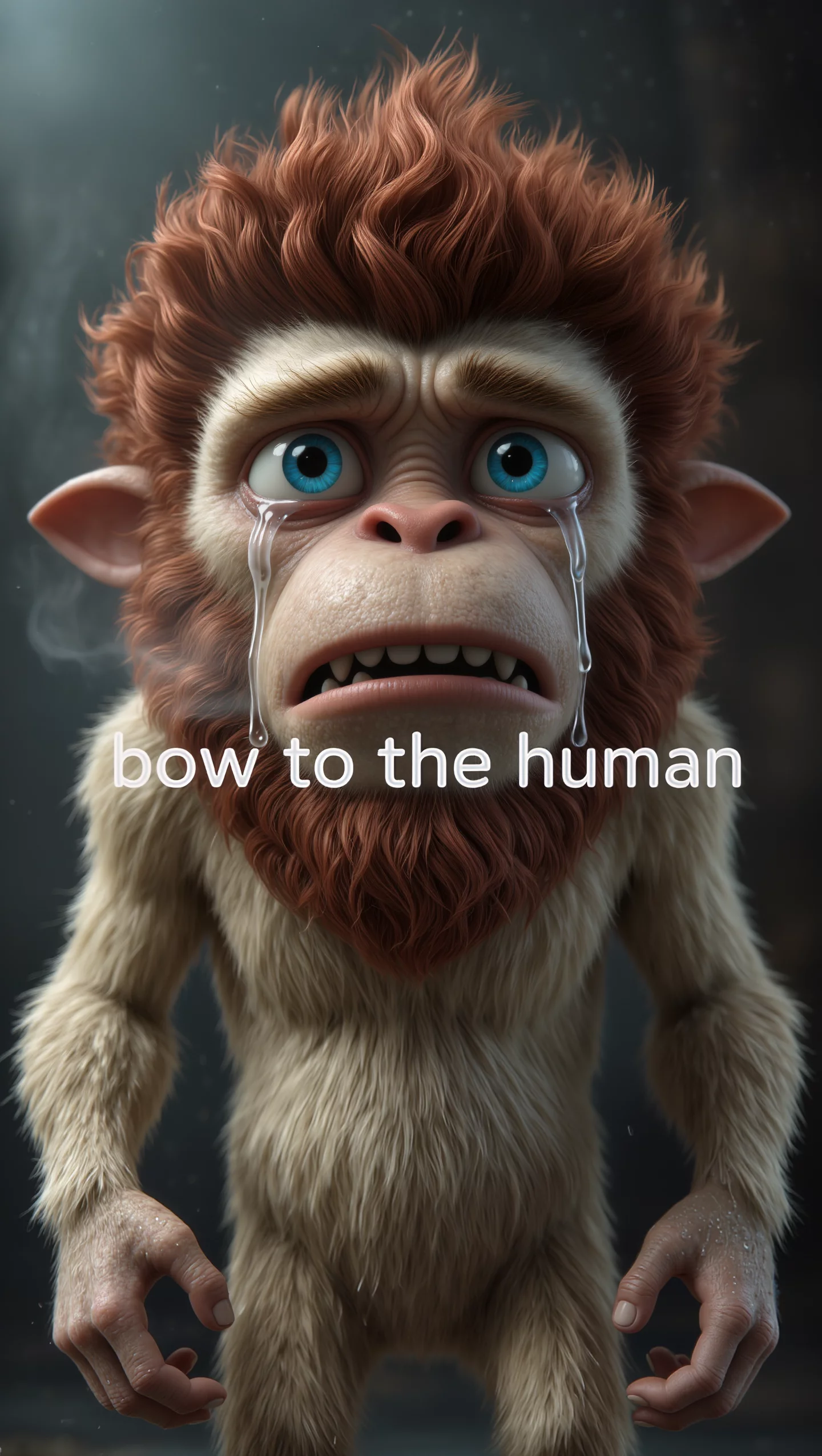 Profound Picture Animation Cinematic Animation Ape Sheep Hybrid Creature Profound Sorrow Emotional ...