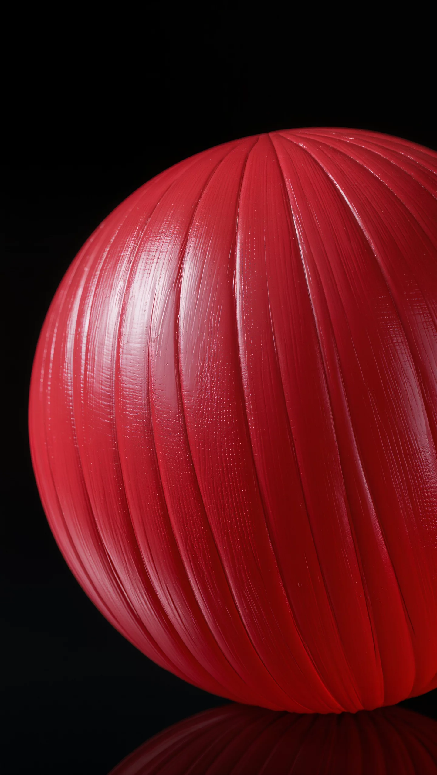 Red Inflatable Rubber Ball 4k Low Contrast Shallow Depth Of Field | AI ...